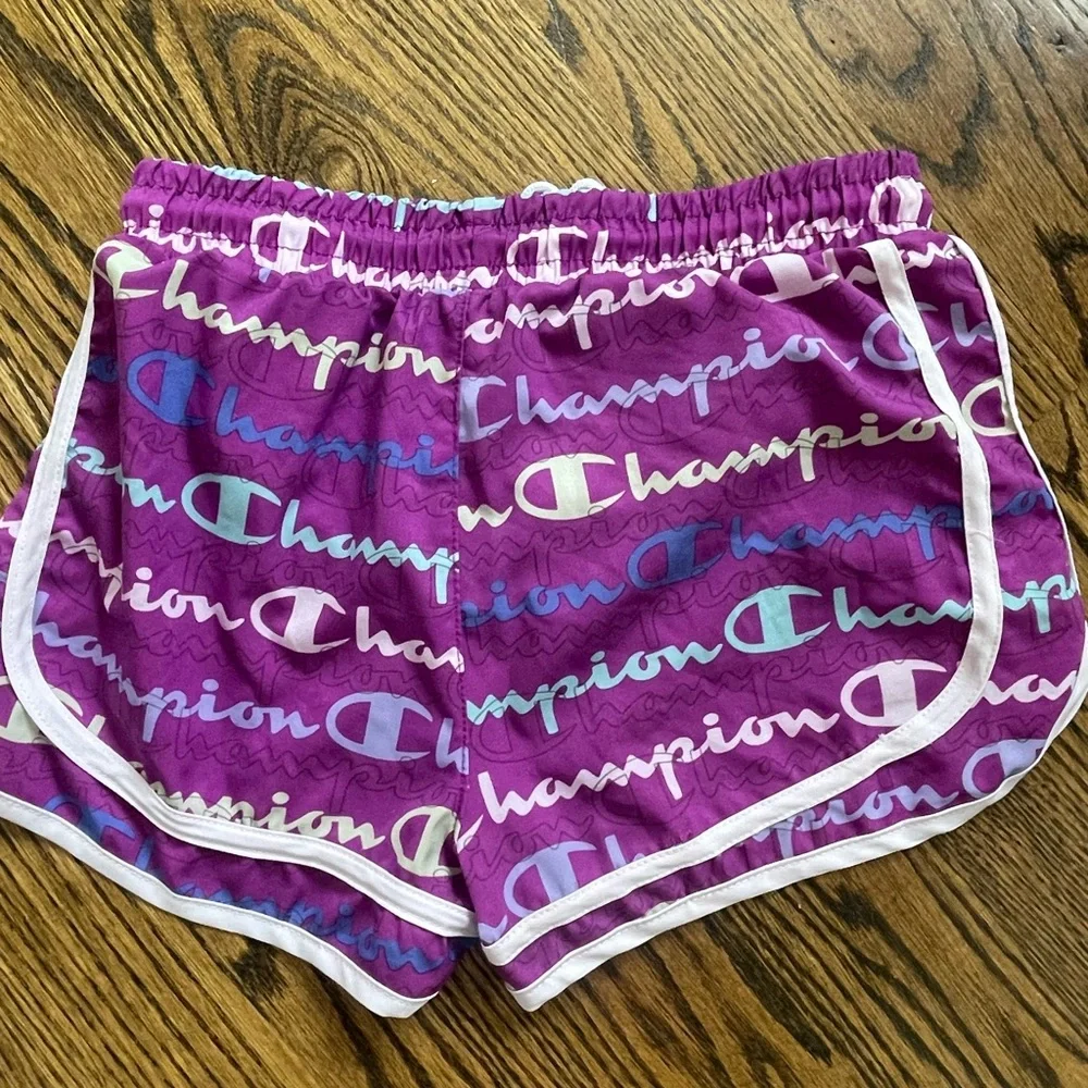 Champion purple girls athletic shorts 14 16